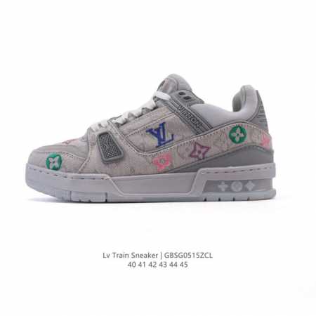 公司级 路易威登 Louis Vuitton Lv路易威登板鞋 2025年新款 时尚运动鞋潮厚底增高男款板鞋 舒适防滑底和百搭性霸屏整个时尚娱乐圈 细节调整完美 - 点击图像关闭