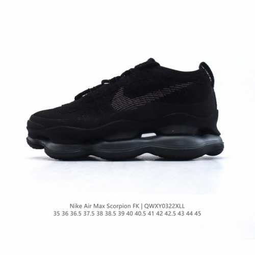 260 【公司级】耐克 Nike Air Max Scorpion 运动鞋厚底增高气垫缓震老爹鞋。作为「史上最大体积气垫」新鞋，这波官方配件怕是要圈粉不少人。整