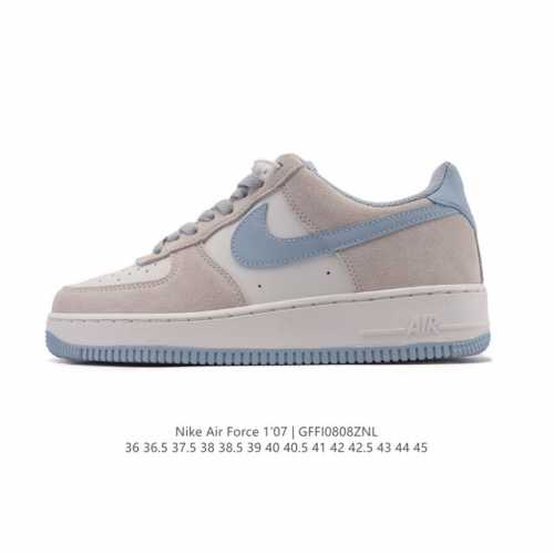 公司级 新款 Af1耐克 Nike Air Force 1 ‘07 Low 空军一号 气垫厚底增高百搭运动板鞋 原楦头原纸板 小白鞋 打造纯正空军版型，专注外贸