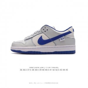 耐克 男女鞋 Nike Dunk Low 运动鞋复古板鞋，尽情迈步，彰显个性风采。采用柔软皮革鞋面，经久耐穿，塑就如元年款 Dunk 般的复古质感。全掌型橡胶外