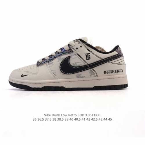公司级 耐克 Nike Sb Dunk Low Pro 运动鞋复古板鞋 潮滑板鞋。采用柔软皮革鞋面，经久耐穿，塑就如元年款 Dunk 般的复古质感。鞋头透气孔，