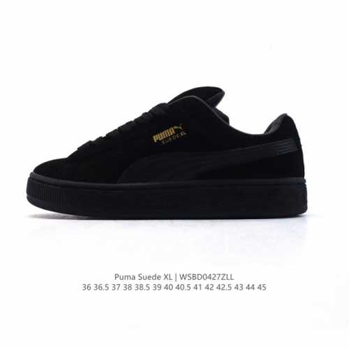 彪马 puma 休闲板鞋 Suede Xl系列经典翻毛皮厚底防滑耐磨舒适透气运动鞋 新年穿有型 时尚 穿搭 球鞋 穿搭 时尚 潮流 面包鞋 puma面包鞋，