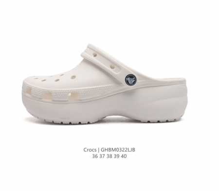 Crocs 沙滩洞洞鞋 女休闲厚底增高凉拖鞋 卡骆驰杨幂同款 厚底增高凸显大长腿沙滩鞋 选择尺码时 建议选大一码 脚感更舒适 这款没有鞋盒 类型 女鞋 尺码 3 - 点击图像关闭