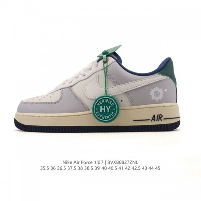 公司级 新款 Af1耐克 Nike Air Force 1 ‘07 Low 空军一号 气垫厚底增高百搭运动板鞋 原楦头原纸板 小白鞋 打造纯正空军版型，专注外贸