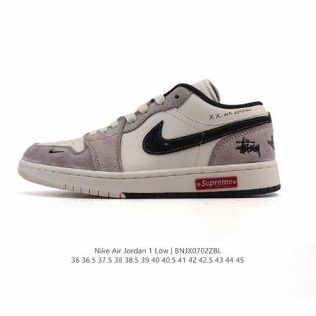 耐克 乔丹Air Jordan 1 Low Aj1 乔1 乔丹1代Aj1 低帮 蛇年限定 复古文化休闲运动篮球鞋。从1985 年面世的元年款汲取设计灵感，采用简 - 点击图像关闭