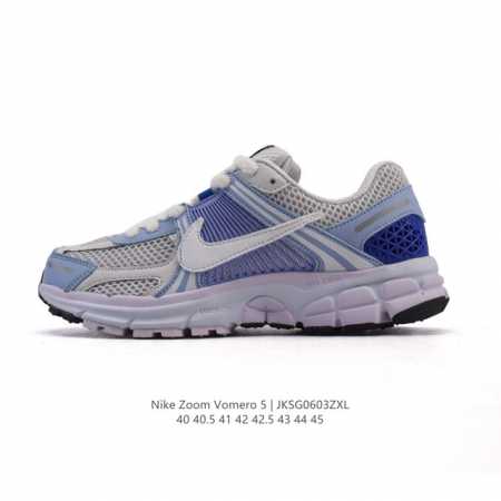 真标 耐克 Nike 耐克夏季 Zoom Vomero 5 运动鞋休闲训练跑步鞋。Nike Zoom Vomero 5 男子运动鞋妥帖包覆足部，提供透气支撑效果 - 点击图像关闭