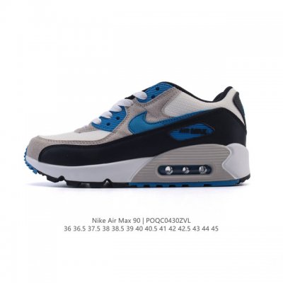nike耐克运动鞋 Air Max 90 健身运动跑鞋休闲鞋 复古风十足！Air Max 90 作为 Nike 旗下最经典的鞋型之一，凭借着百搭的造型，获得众多