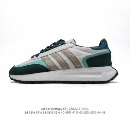 阿迪达斯 新款 三叶草 厚底 Adidas Retropy E5 新款 爆米花 低帮经典运动鞋潮厚底增高男女士慢跑鞋。以70年代经典跑步鞋为灵感，新鲜演绎复古造 - 点击图像关闭
