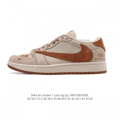 公司级 真标 耐克 Nike Air Jordan 1 Low Og Sp Military Blue Aj1乔1倒勾 2025年新款 蛇年新款 低帮篮球鞋 A
