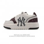 Mlb Chunky Liner Mid人气单品学长鞋系列轻量增高厚底百搭休闲运动板鞋轻便胶鞋 高级街头休閒品牌鞋。Mlb Chunky Liner 学长鞋是从