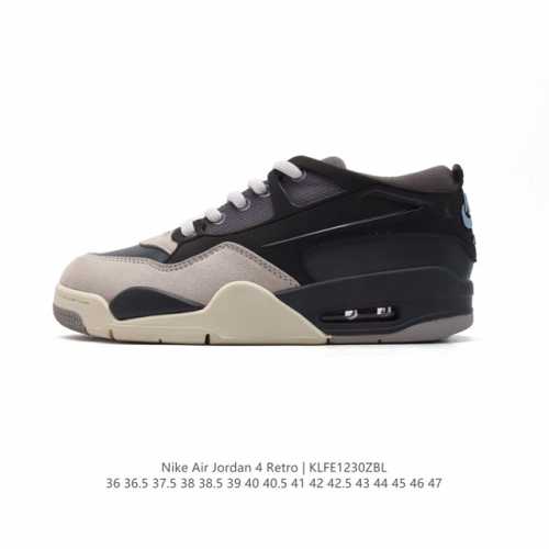 耐克 新款 Nike Air Jordan 4 Retro Og 低帮 迈克尔 乔丹aj4代乔4 复古休闲运动文化篮球鞋。秉承轻量化的速度型篮球鞋设计思想完成设