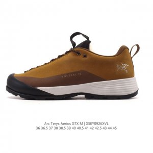 公司级 始祖鸟 Arc’Teryx Aerios Gxt登山靴 防水加强版男女士系列加强版户外防水帮登山鞋徒步鞋 轻量支撑长距离越野跑鞋 轻便透气户外运动鞋 耐