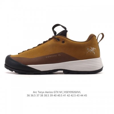 公司级 始祖鸟 Arc’Teryx Aerios Gxt登山靴 防水加强版男女士系列加强版户外防水帮登山鞋徒步鞋 轻量支撑长距离越野跑鞋 轻便透气户外运动鞋 耐
