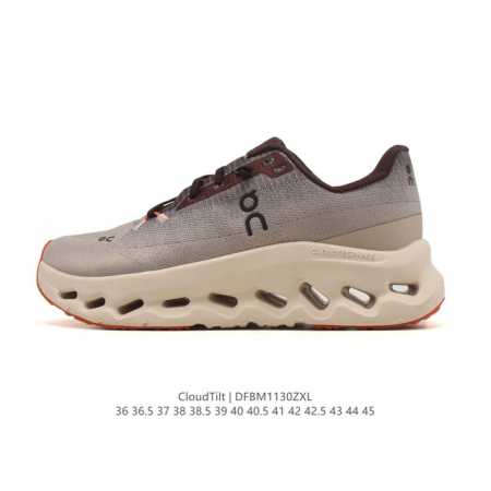 昂跑 On 训练鞋Cloudtitl 2025新品 男女同款防水缓震徒步鞋 厚底增高运动老爹鞋。缓震性能提升：Cloudtilt 采用了先进的缓震技术，能够有效 - 点击图像关闭