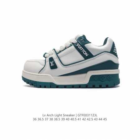 降价 公司级 路易威登 Louis Vuitton Lv路易威登板鞋 时尚运动鞋 潮厚底增高男女鞋 。舒适防滑底和百搭性霸屏整个时尚娱乐圈，细节调整完美主义！鞋 - 点击图像关闭