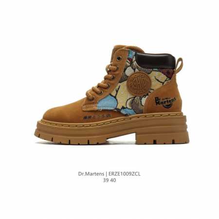 公司级 D.R Martens 马汀博士 男士运动板鞋 增高厚底网红经典英伦风上线人手必备dr.Martens 马丁靴 复古靴子 中高帮系列 防滑皮靴 潮流休闲 - 点击图像关闭