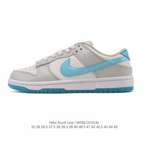 真标 耐克 Nike Sb Dunk Low Pro 男女同款运动鞋复古板鞋。采用柔软皮革鞋面，经久耐穿，塑就如元年款 Dunk 般的复古质感。鞋头透气孔，搭配