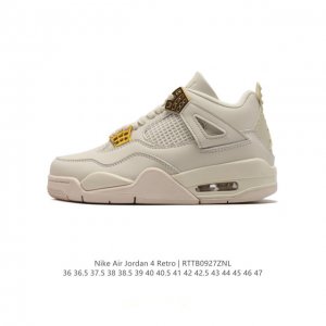 公司级 耐克 Nike Air Jordan 4 Retro Og 中帮 迈克尔 乔丹aj4代乔4 复古休闲运动文化篮球鞋。秉承轻量化的速度型篮球鞋设计思想完成