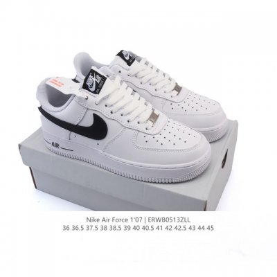 耐克 Nike Air Force 1 '07 Low 空军一号含气垫 小白鞋 低帮百搭厚底增高休闲运动板鞋。柔软、弹性十足的缓震性能和出色的中底设计，横跨复古