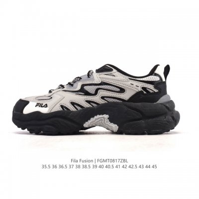 公司级 斐乐 男女款老爹鞋 Fila Fusion 厚底增高百搭运动鞋 意大利百年经典运动品牌，网红单品 小红书推荐爆款 Fila斐乐新款小白鞋斐乐潮牌文化街头