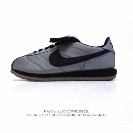 140 耐克/Nike Cortez Leather 阿甘复古初代皮革运动慢跑鞋。Nike Classic Cortez 鞋款是 Nike 元年款跑步鞋，由比尔 - 点击图像关闭