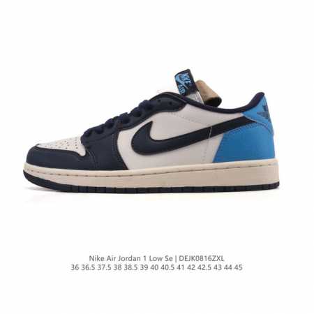 耐克 乔丹Air Jordan 1 Low Aj1 乔1 乔丹1代Aj1 低帮复古文化休闲运动篮球鞋，从1985 年面世的元年款汲取设计灵感，采用简洁大方的经典 - 点击图像关闭