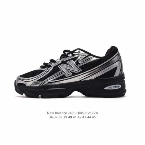 New Balance Mr740 Nb新百伦系列复古老爹风休闲运动慢跑鞋。采用轻质牛剖革拼接透气网眼衬垫织物鞋面材质 T-Beam大底提供足步弓支撑 保持步态