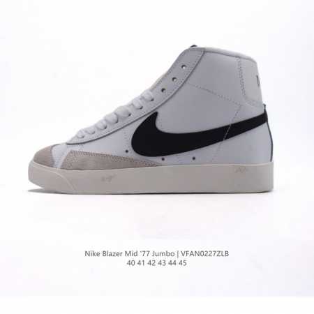 耐克 Nike Blazer Mid '77 Jumbo 男士运动鞋 抓地板鞋革新重塑经典街头人气鞋款。采用人气传统外观，巧搭大号耐克勾勾设计和宽大鞋带。柔软泡 - 点击图像关闭