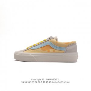 万斯vans范斯官方同步 Style 36 Decon Vr3 Sf权志龙 小包头系统侧边条纹简约复古男女鞋低帮板鞋经典运动鞋 码数：35 36 36.5 37