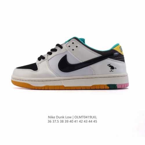 耐克 Nike Dunk Low Retro 运动鞋 经典复古板鞋 作为 80 年代经典篮球鞋款，起初专为硬木球场打造，后来成为席卷街头的时尚标杆，现以经典细节