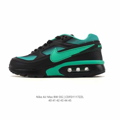 新品 耐克 新款跨境Max Bw Og persian Violet经典拼接休闲运动气垫跑步鞋 缓震运动鞋Nike 耐克 原楦原纸版开发版型，Eva泡绵中底耐磨