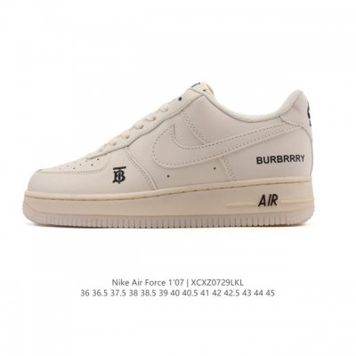 特价原价290元 耐克 Nike Air Force 1 '07 Low 空军一号含气垫 小白鞋 2025年 蛇年新款 低帮百搭厚底增高休闲运动板鞋。柔软、弹性