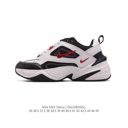 耐克 Nike M2K Tekno 男女子运动鞋厚底老爹鞋经典复古休闲慢跑鞋 ，从 Monarch 系列汲取灵感，以太空时代细节演绎未来风范。分层鞋面借鉴自元年 - 点击图像关闭