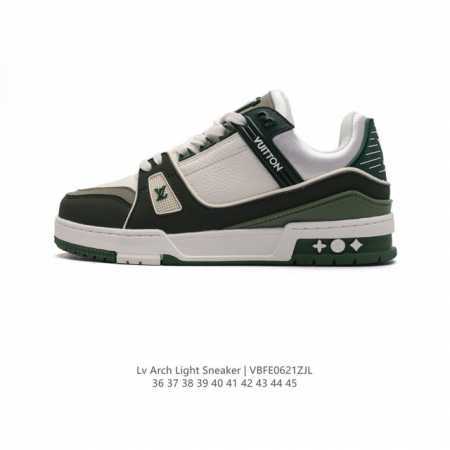 降价 公司级 路易威登 Louis Vuitton Lv路易威登板鞋 时尚运动鞋 潮厚底增高鞋 。舒适防滑底和百搭性霸屏整个时尚娱乐圈，细节调整完美主义！鞋面采 - 点击图像关闭