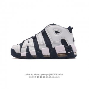 耐克 Nike Air More Uptempo '96 皮蓬全掌气垫男女子运动鞋厚底增高缓震慢跑鞋。续写 20 世纪 80 年代和 90 年代篮球运动飞速发展