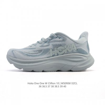 新款 Hoka One One 推出升级 Clifton 10 克利夫顿10代 女士休闲跑步鞋轻量缓震运动鞋。Hoka One One的Clifton克利夫顿系
