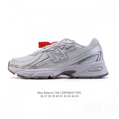 公司级 New Balance Mr740 Nb新百伦系列复古老爹风休闲运动慢跑鞋。采用轻质牛剖革拼接透气网眼衬垫织物鞋面材质 T-Beam大底提供足步弓支撑