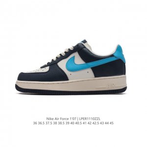 耐克 Nike Air Force 1 '07 Low 空军一号 含气垫 小白鞋 低帮百搭厚底增高休闲运动板鞋。柔软、弹性十足的缓震性能和出色的中底设计，横跨复