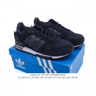阿迪达斯 Adidas Zx 750 户外耐磨舒适运动休闲鞋男女同款经典运动鞋。80年代,Zx系列问世。这款经典鞋,采用热塑性聚氨酯橡胶 Tpu 鞋跟笼,搭配乙