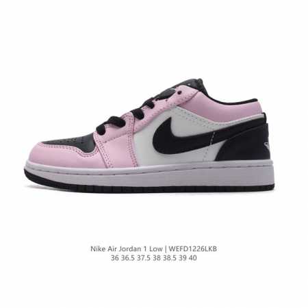 耐克 乔丹air Jordan 1 Low Aj1 乔1 乔丹1代aj1 低帮复古文化休闲运动篮球鞋。该鞋款从 19 年元年款汲取设计灵感，焕新演绎简约经典外观 - 点击图像关闭
