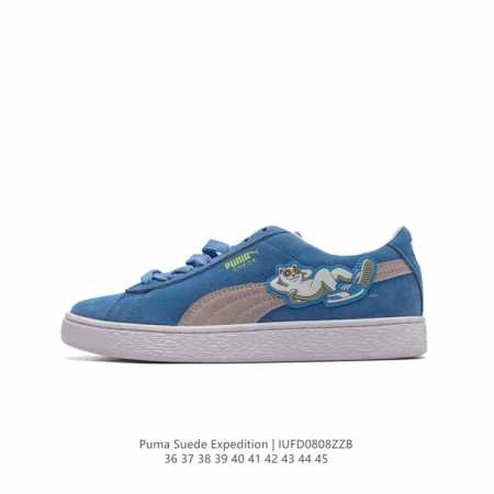 puma 彪马 Suede Expedition低帮男鞋女板鞋耐磨轻便运动鞋休闲鞋 耐磨时尚复古情侣休闲鞋 尺码：36-45 编码：Iufd0808Zzb - 点击图像关闭