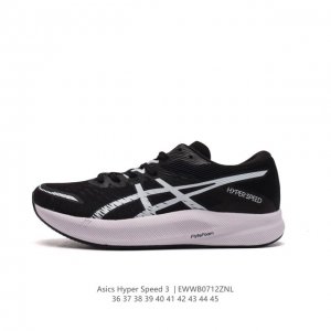 Asics 亚瑟士hyperspeed3男女透气竞速跑步鞋马拉松运动鞋休闲健身 田径回弹竞速鞋训练专业跑鞋 减震回弹 轻量透气 防滑耐磨 舒适百搭 网眼鞋面 缓