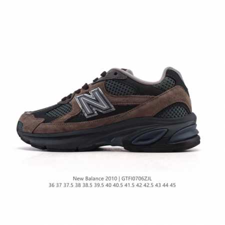 公司级 新百伦 New Balance2010英产做旧鞋款纯色绒运动鞋 厚底增高老爹鞋。此复刻经典鞋款，加入当下大热的户外元素，以曾经篮球鞋款型式样加以打造鞋款 - 点击图像关闭