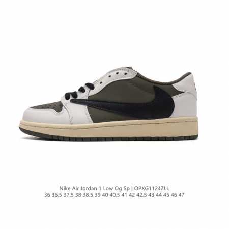 真标 耐克 Nike Air Jordan 1 Low Og Sp Military Blue Aj1乔1 倒勾低帮篮球鞋 Aj1 乔丹1代 Aj1 乔1 反向 - 点击图像关闭