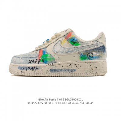 公司级 Af1耐克 Nike Air Force 1 ‘07 Low 空军一号 厚底增高百搭运动板鞋 原楦头原纸板 打造纯正空军版型，专注外贸渠道 全掌内置蜂窝