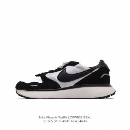耐克 Nike Phoenix Waffle 复古运动跑步鞋 厚底增高老爹鞋。Nike Phoenix Waffle 以更现代的视角展现了 Swoosh 的跑步 - 点击图像关闭