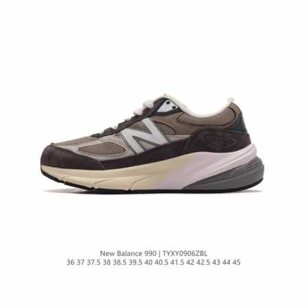 New Balance 新百伦 Nb990 真标带半码 新百伦m990系列 Nb经典休闲运动慢跑鞋 简约舒适百搭时尚复古老爹鞋。990系列是new Balanc - 点击图像关闭