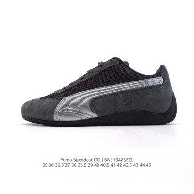 公司级 puma Speedca Og 彪马极速赛车系列低帮德训风拼接复古百搭休闲运动赛车鞋 鞋款从80、90年代赛车手所穿的防火赛车鞋为原型，鞋身线条模仿了赛