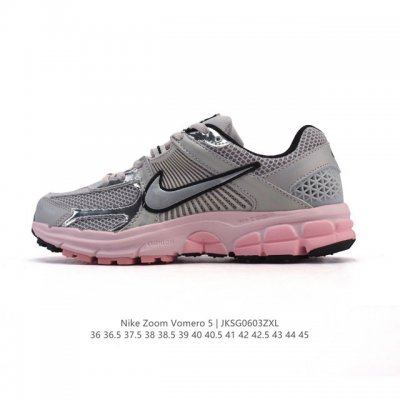 真标 耐克 Nike 耐克夏季 Zoom Vomero 5 运动鞋休闲训练跑步鞋。Nike Zoom Vomero 5 男女子运动鞋妥帖包覆足部，提供透气支撑效