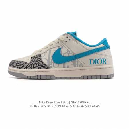 公司级 耐克Nike Dunk Low 板鞋 Sb系列经典百搭休闲运动板鞋，加厚鞋舌的填充，使舒适性大大提升，同时也更方便穿脱中底部分则加入了脚感柔软舒适Zoo - 点击图像关闭